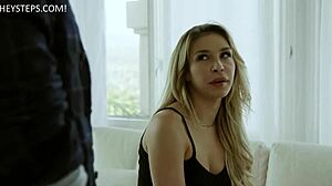 Carmen Caliente rides and blows cock in taboo encounter. He can't stop thinking about her.