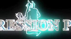 a naughty bitch was fucking a giant cock doggystyle, even when the lights went out she kept banging! 😈