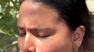 Blowjob Outside with Cute Roommate in Public Dare