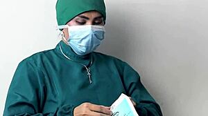 Latex Gloves Fetish ASMR With Nurse And Patient