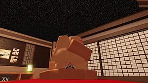 Roblox Fantasy with Hot Japanese Elf MILF in Steamy Action