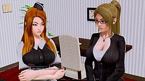 Exploring the harem hotel in episode 127 of the game.