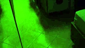 another naughty girl moaning loudly in voyeur scene