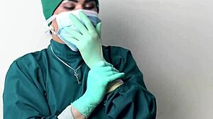 Latex Gloves Fetish ASMR With Nurse And Patient