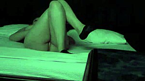 Crazy prostitute overwhelmed with intense pleasure