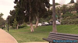 Teen humiliates riding two black monster cocks in hardcore group fetish