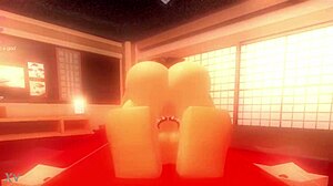 Roblox Fantasy with Hot Japanese Elf MILF in Steamy Action