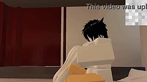 Getting banged by random guy in Roblox 02.
