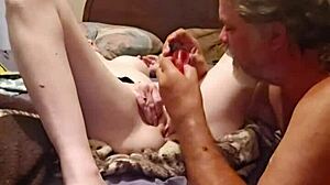slapping her juicy ass while spreading in missionary