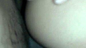 her first anal video with moaning and doggystyle 😈