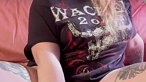 Girl Uses Huge Dildo On Her Hairy Pussy To Reach Orgasm