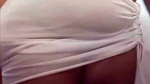 Brazilian BBW Amateur Undresses To Reveal Big Ass And Natural Tits