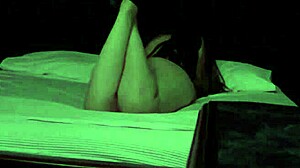 Crazy prostitute overwhelmed with intense pleasure