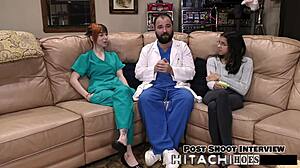 Lesbian Receives Mandatory Hitachi Orgasms POV Version - Ditria Rose