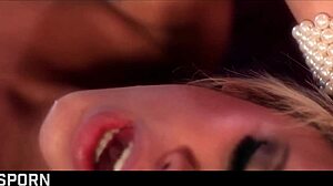 sensual lesbian milfs with big tits enjoy muff diving and romantic sex moments 😘