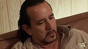 A blonde slut faces confrontation from a mature guy, leading to intense assfucking, riding, blowjob, and facial in pov view