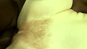 sexy hottie barbara babeurre with hairy beaver plays with toys and gets creampie from monster cock in interracial fun