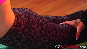 Petite teen seduced by milf