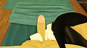 cosplayer girl takes me home for some fun with her costume and big cock