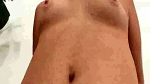 Nasty Brunette Teen Babe Gets Filled with Jizz Creampie