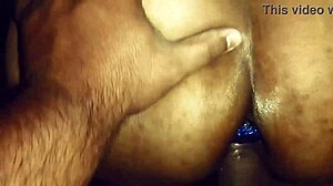 Latina Brunette Bent Over for Homemade Fun. Waiting for Intense Experience with Dildo.