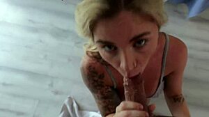 I just stepped out of the shower when step sis confronted me. She wants me to cum all over her.