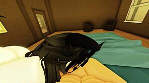 cosplayer girl takes me home for some fun with her costume and big cock