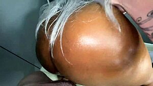 Exotic Black Girl Seduces White Man for Rough Creampie