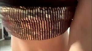 A beautiful Mexican Latina amateur shows off her ass and tits in a captivating story