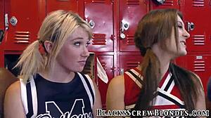 Teens Get Interracial Jizz Facial From Big Cock