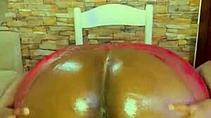 I share my tight shaved pussy in homemade video