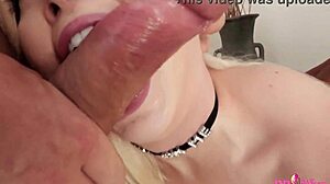 Cute blonde Lexi Lore looks innocent but loves double penetration with monster cocks.