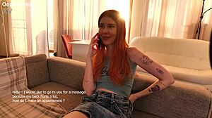 Very interesting masseur session