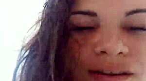 Lili, The Latina Babe With A Big Ass, Teasing On Webcam