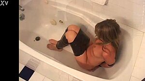 Uptown bondage preview featuring blonde Trisha Uptown in restraints