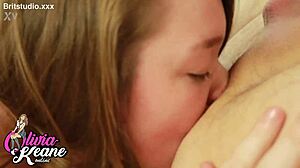 18 Year Old Teen Rims a Lucky Guy with Her Blue Eyes and Wild Skills