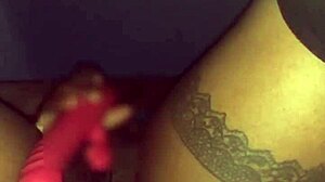 ebony milf strip tease and deepthroat preview, she teases