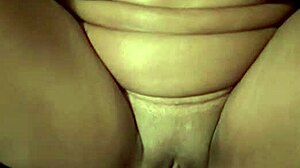 Daddy fills amateur couple's juicy pussy with cum