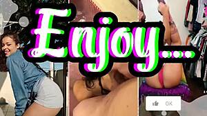 Beautiful latina flashing in bdsm lingerie from brazil