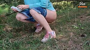 Mature Woman Pisses in Golden Rain Femdom Compilation