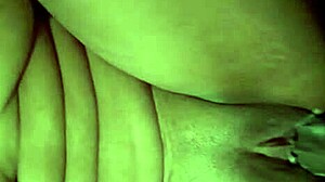 Daddy fills amateur couple's juicy pussy with cum