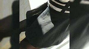 Fucking My Dildo Right Outside My Neighbor's House in Heels and Stockings. They Might See!