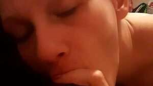 Eefah Receives Intense Oral Sucking from Harmony Sky in Interracial MILF Scene