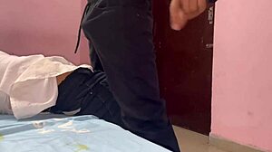 Indian stepsister fucked roughly by stepbrother when alone at home