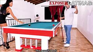 Yo, Mariana Martix plays pool with soldier’s huge cock! 🔥