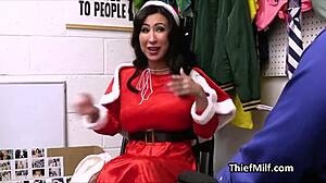 Big Tit Milf Busted For Stealing During Holidays In Office