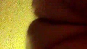 quick bareback doggystyle quickie in the living room