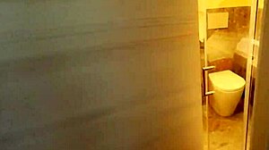 Spying on stepsister shaving, caught jerking! 😏