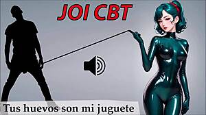 extreme joi cbt roleplay in spanish, kick those balls