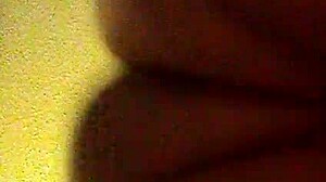 quick bareback doggystyle quickie in the living room